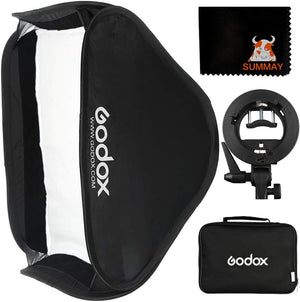 Godox SFUV-G8080 – Softbox 80 cm con Griglia + S-Bracket per Flash da Slitta