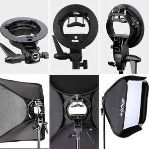 Godox SFUV-G8080 – Softbox 80 cm con Griglia + S-Bracket per Flash da Slitta
