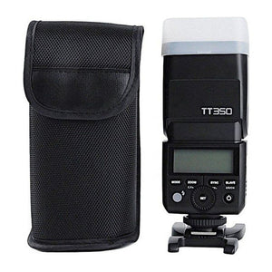 Godox TT350 Flash a Slitta TTL HSS Compatto per Canon, Sony, Nikon, Fujifilm e Panasonic – GN36 leggero e potente
