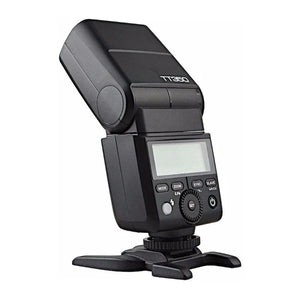 Godox TT350 Flash a Slitta TTL HSS Compatto per Canon, Sony, Nikon, Fujifilm e Panasonic – GN36 leggero e potente