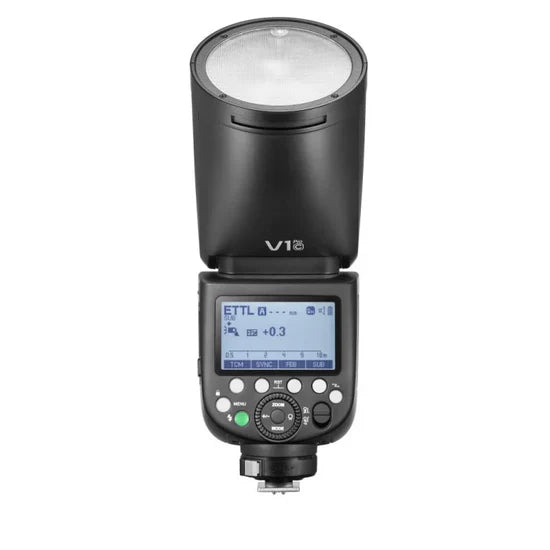 Godox V1 Pro flash TTL HSS testa rotonda per Canon Nikon Sony Fujifilm Olympus Panasonic