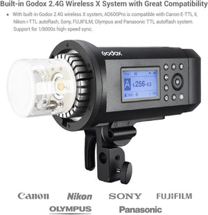 Godox AD600Pro Flash portatile TTL  2600mAh