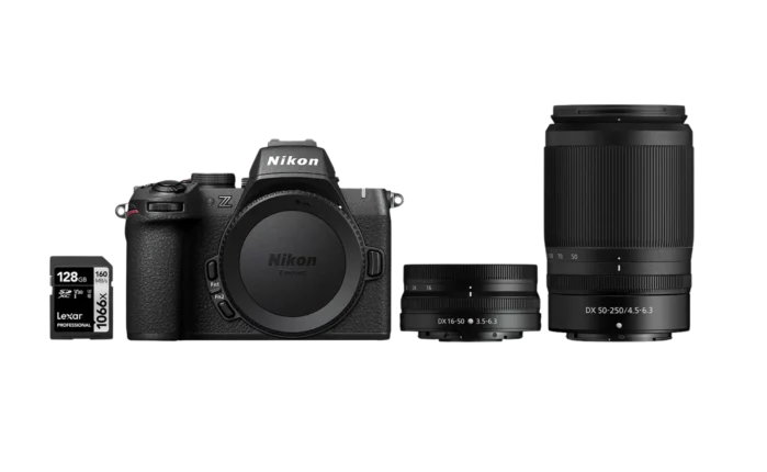 Nikon Z50 II Kit + 16‑50 + 50‑250 + SD 128GB | Mirrorless DX