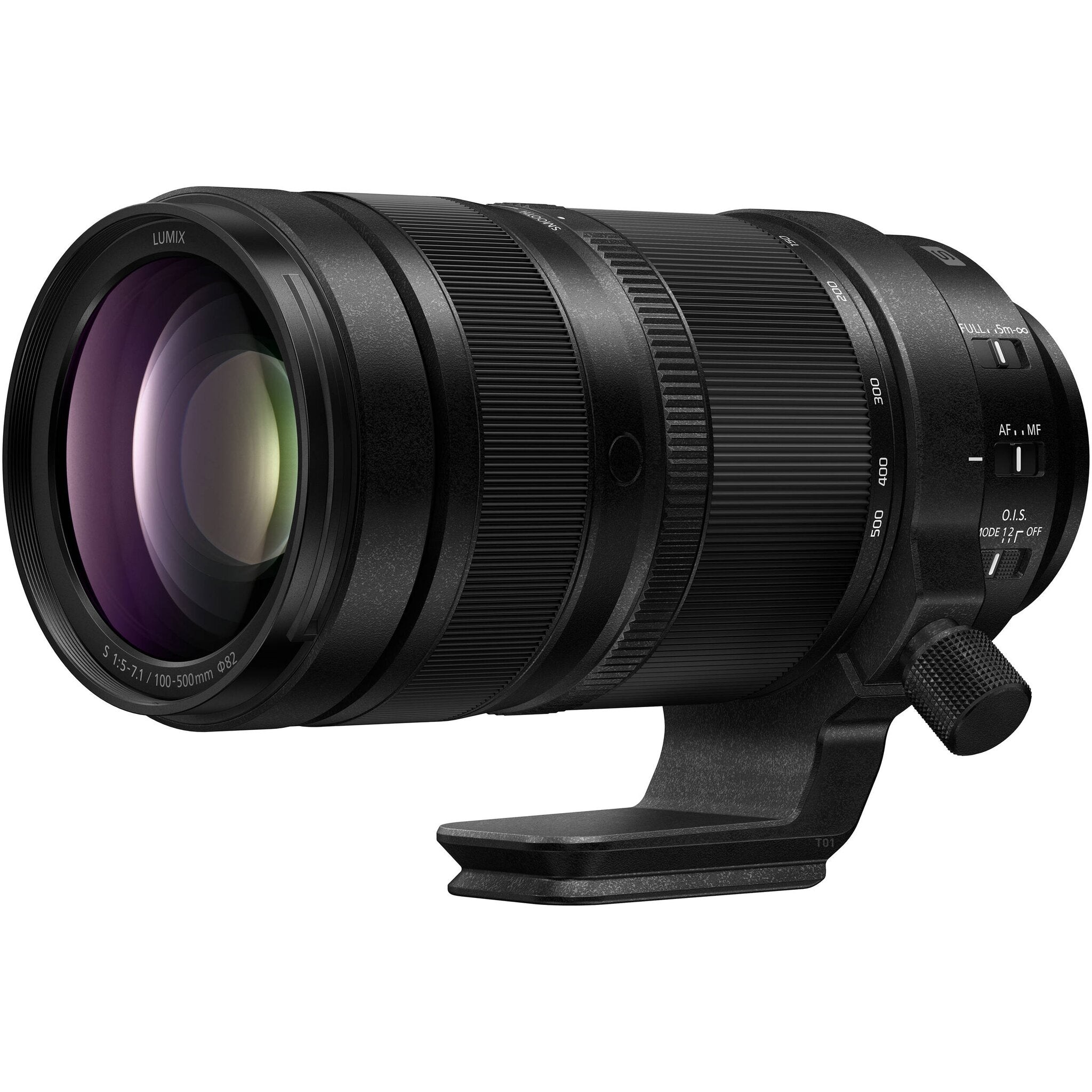 Panasonic Lumix S 100–500mm F5–7.1 O.I.S. teleobiettivo zoom L-Mount full frame stabilizzato per sport e natura