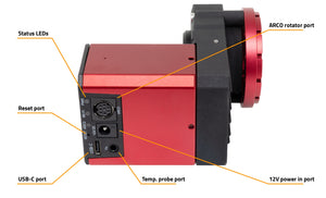Motore di messa a fuoco robotico PrimaLuceLab SESTO SENSO 3 SC per telescopi Schmidt-Cassegrain, EdgeHD e RASA con connessione USB-C e Wi-Fi