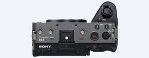 Sony FX3A Full-Frame Cinema Line Body – videocamera professionale 4K 120p con maniglia XLR per audio avanzato