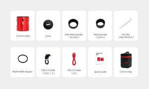 ZWO ASI2600MM-P25 camera monocromatica CMOS 25 MP raffreddata