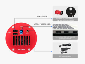 ZWO ASI2600MM-P25 camera monocromatica CMOS 25 MP raffreddata