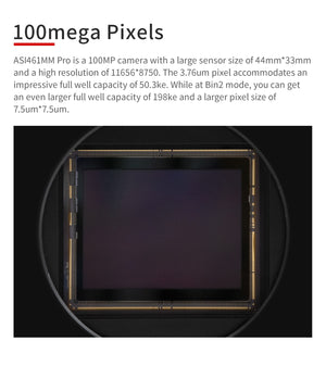 ZWO ASI461MM-P camera astronomica CMOS monocromatica raffreddata