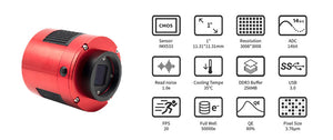ZWO ASI533MC Pro fotocamera astronomica a colori