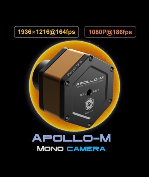Camera solare Player One Astronomy Apollo-M monocromatica (IMX174)