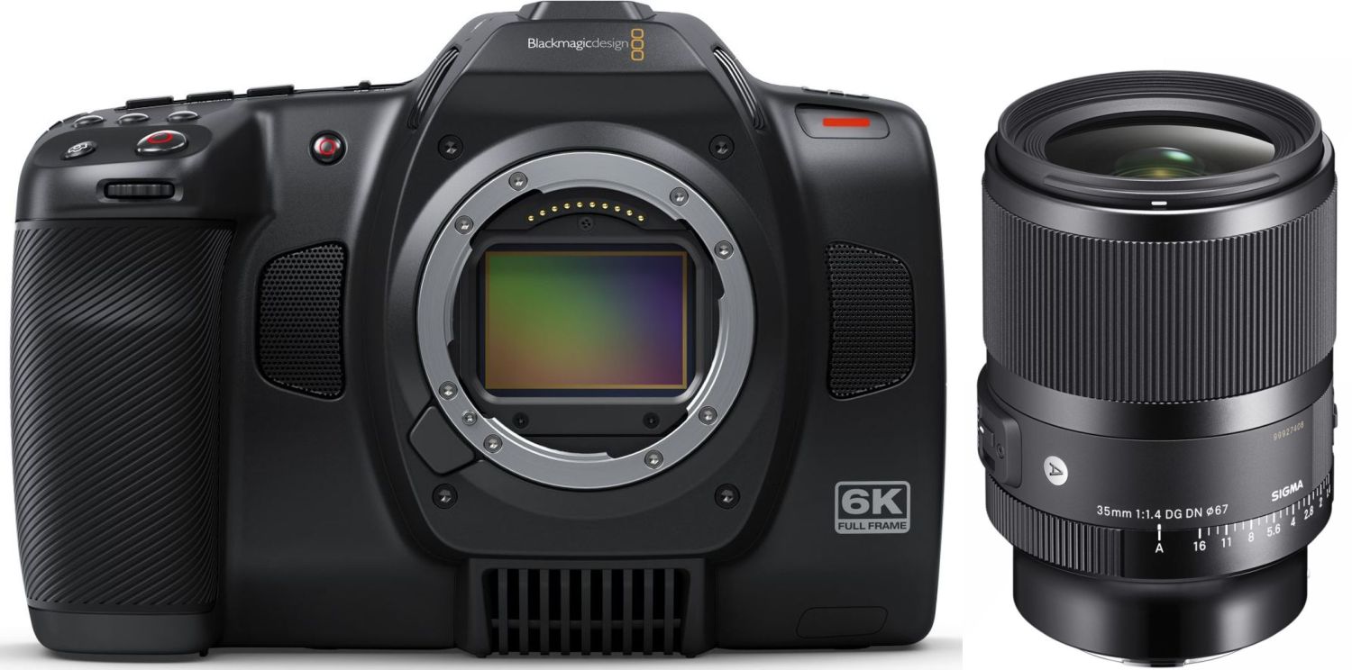 Blackmagic Cinema Camera 6K + Sigma 35mm f1.4 DG DN (A) L-Mount