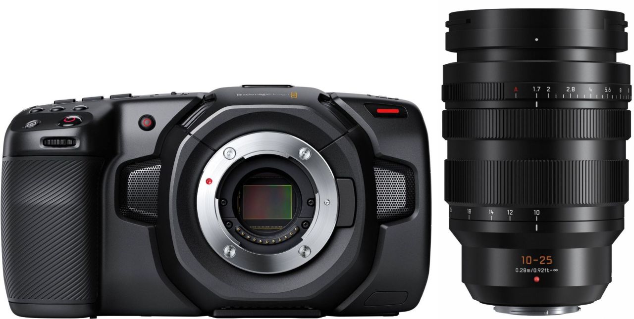 Blackmagic Pocket Cinema 4K + Panasonic Leica Summilux 10-25mm f/1.7 | Obiettivo Zoom per L-Mount