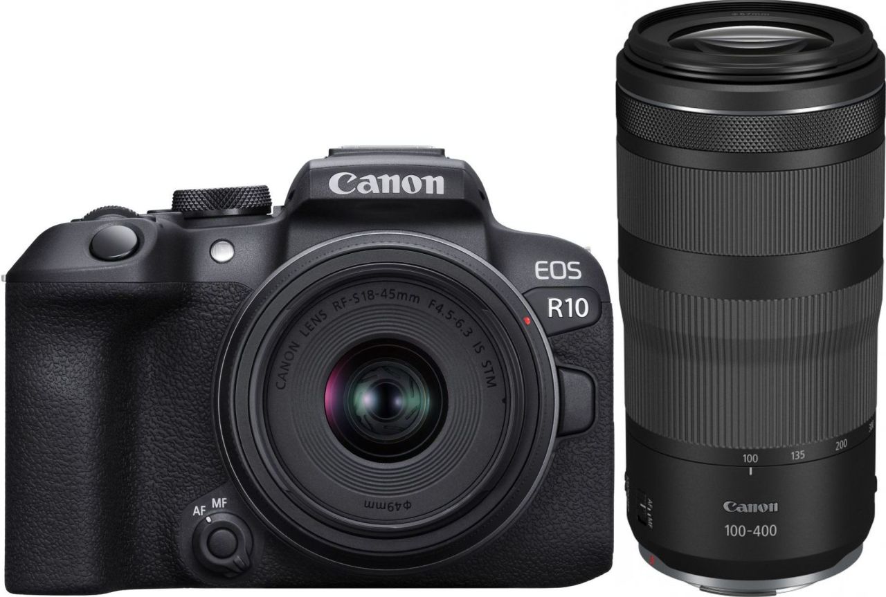 Canon EOS R10 + 18-150mm f/3.5-6.3 + RF 100-400mm f/5.6-8 | Teleobiettivo Zoom per Canon RF