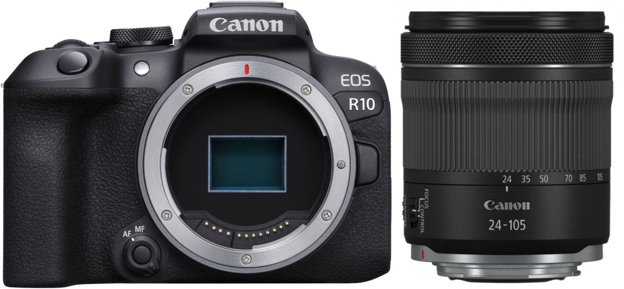 Canon EOS R10 + RF 24-105mm f/4.0-7.1 IS STM | Obiettivo Zoom per Canon RF