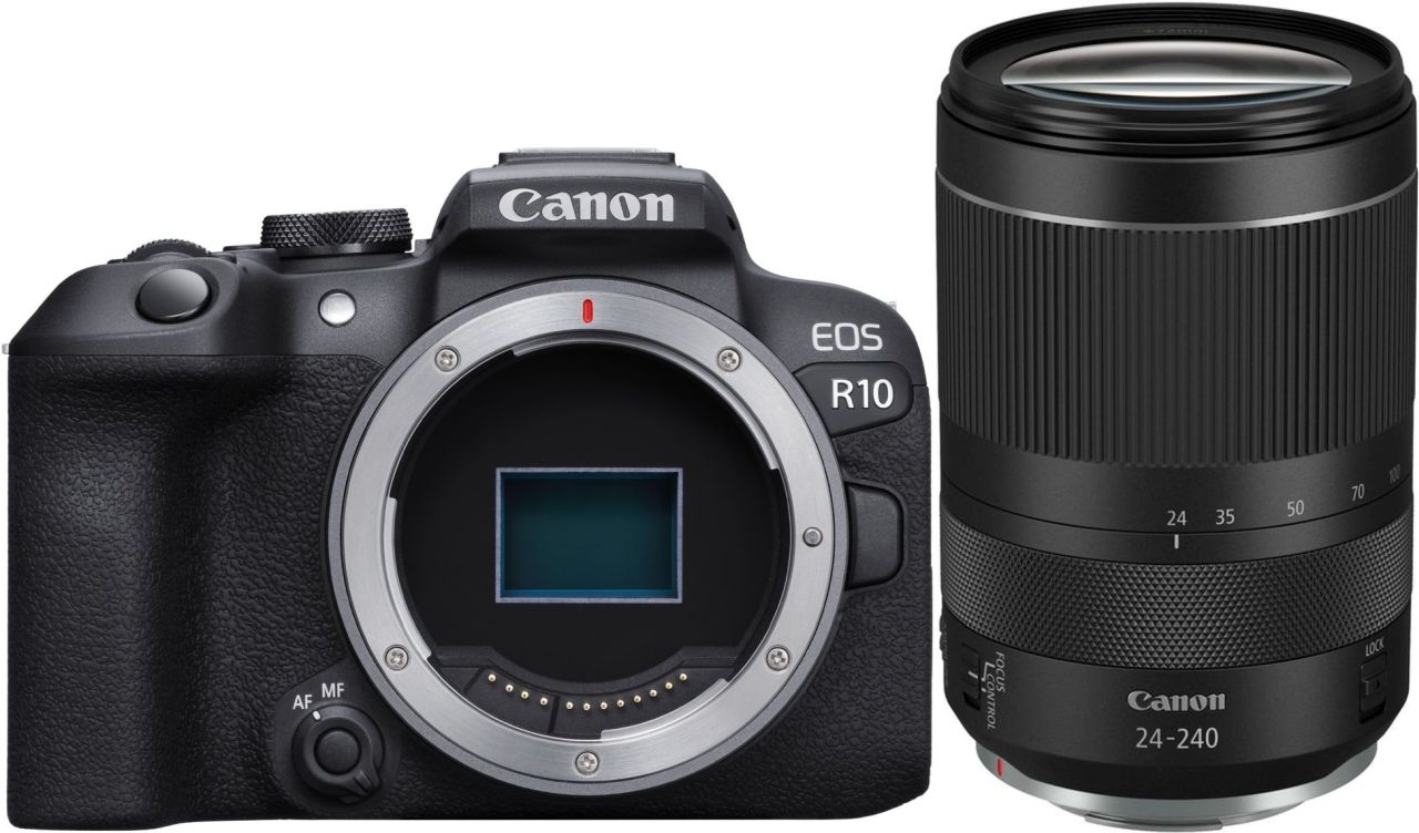 Canon EOS R10 + RF 24-240mm f/4.0-6.3 IS USM | Obiettivo Zoom per Canon RF