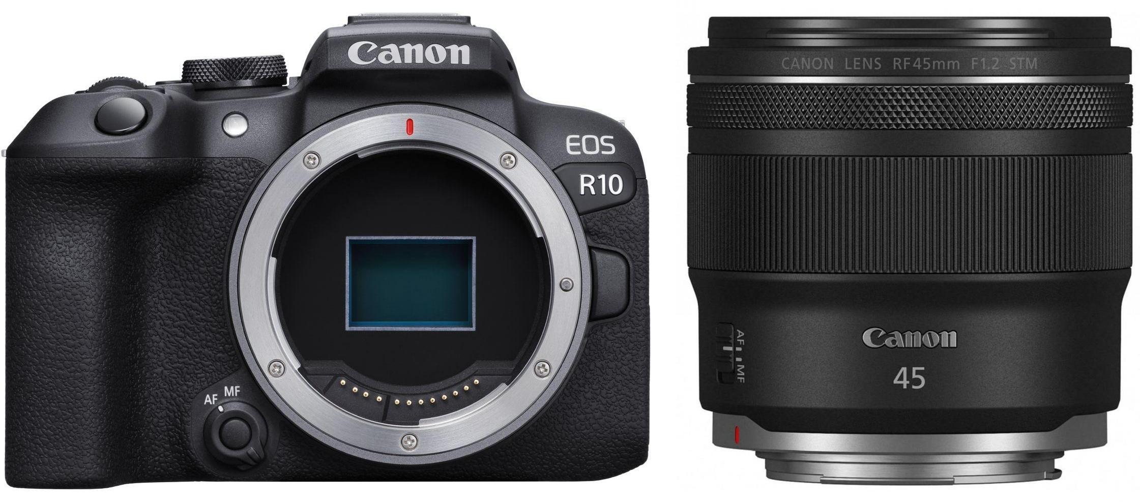 Canon EOS R10 + RF 45mm f1.2 STM