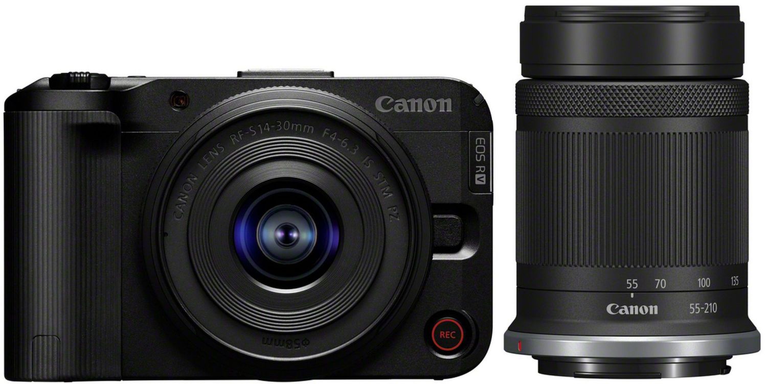 Canon EOS R50V + 14-30mm f/4.0-6.3 PZ Kit + RF-S 55-210mm f/5.0-7.1 IS STM | Obiettivo Zoom per Canon RF