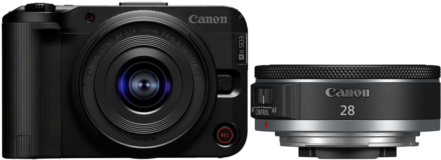 Canon EOS R50V + RF-S 14-30mm f/4.0-6.3 PZ + RF 28mm f/2.8 STM Pancake | Obiettivo Zoom per Canon RF