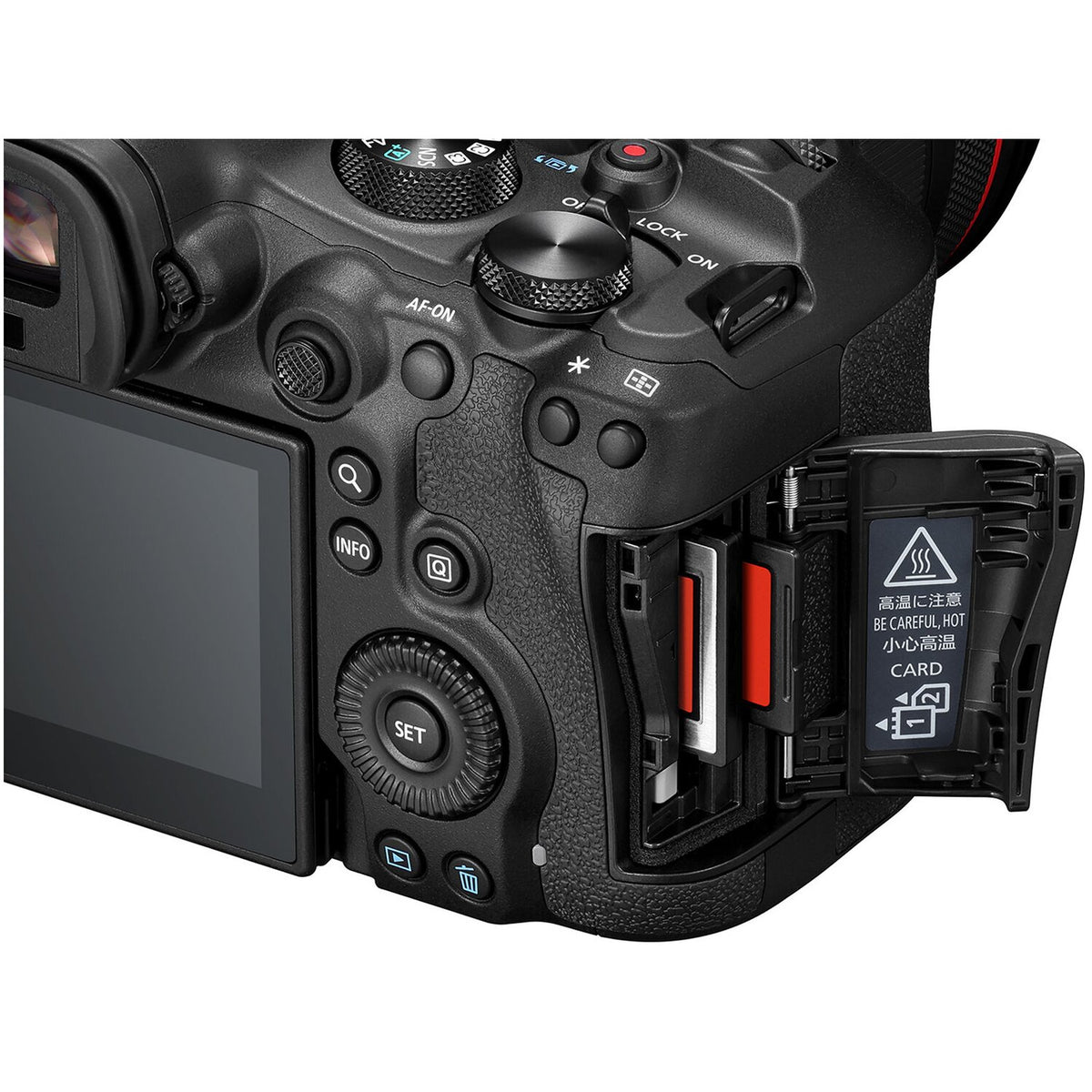 Canon EOS R6 Mark III, doppio slot per schede CFexpress tipo B e SD UHS-II