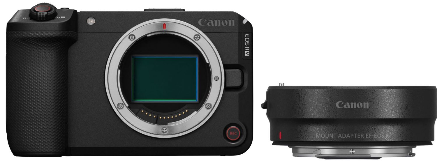 Canon EOS R6 V + EF-EOS R bayonet adapter