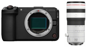 Canon EOS R6 V + RF 70-200mm f2.8 L IS USM white