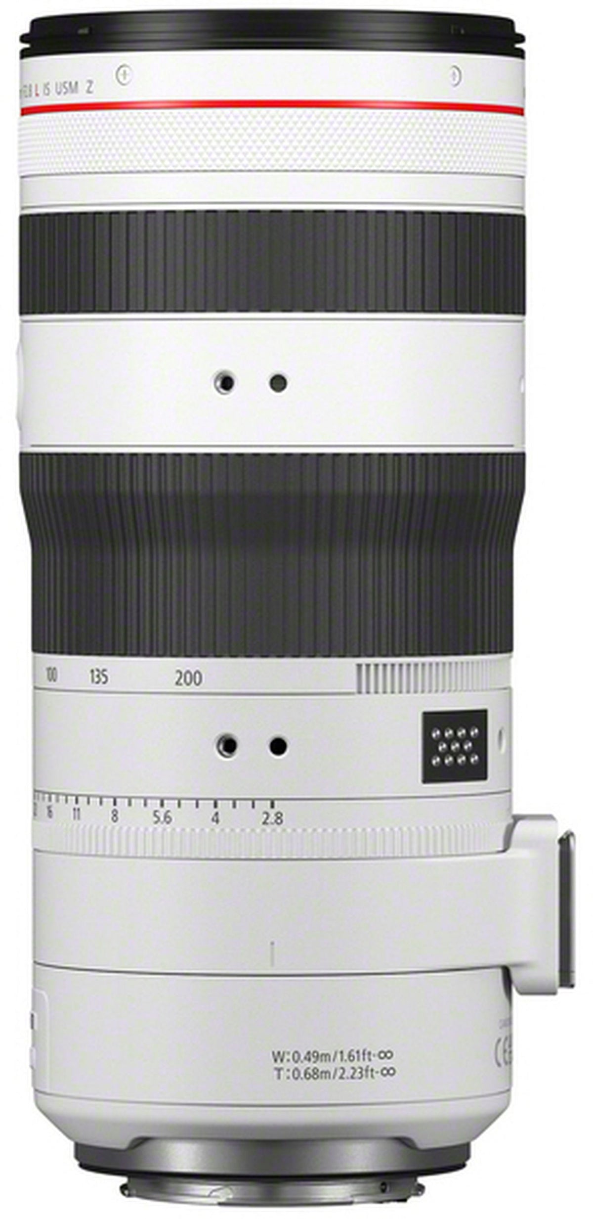Canon EOS R6 V + RF 70-200mm f2.8 L IS USM white