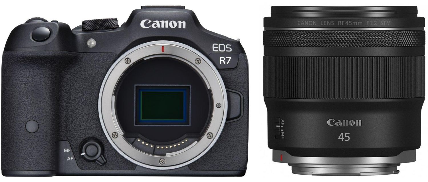 Canon EOS R7 + RF 45mm f1.2 STM
