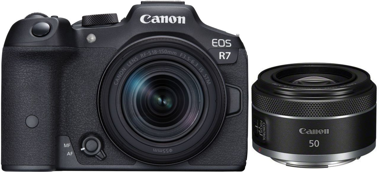 Canon EOS R7 + RF-S 18-150mm f/3.5-6.3 IS STM + RF 50mm f/1.8 STM | Obiettivo Zoom per Canon RF