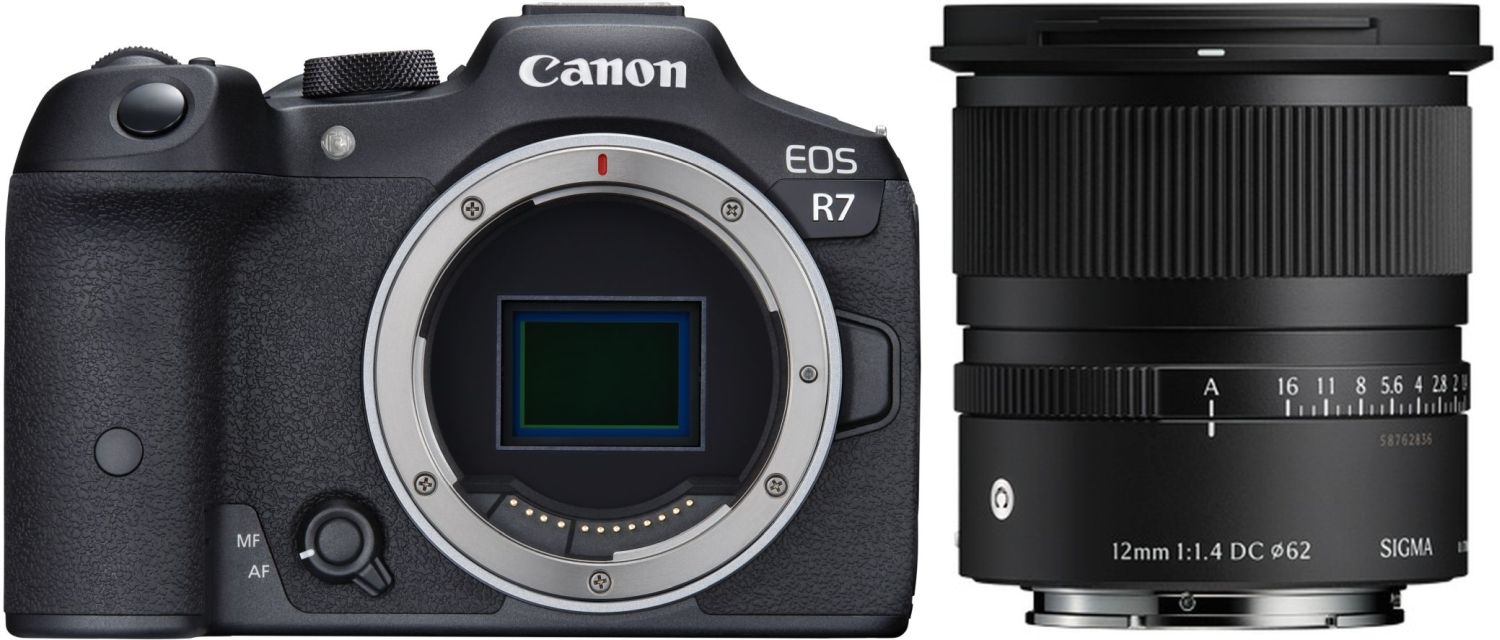 Canon EOS R7 + Sigma 12mm f/1.4 DC (C) | Obiettivo a Focale Fissa per Canon EOS R