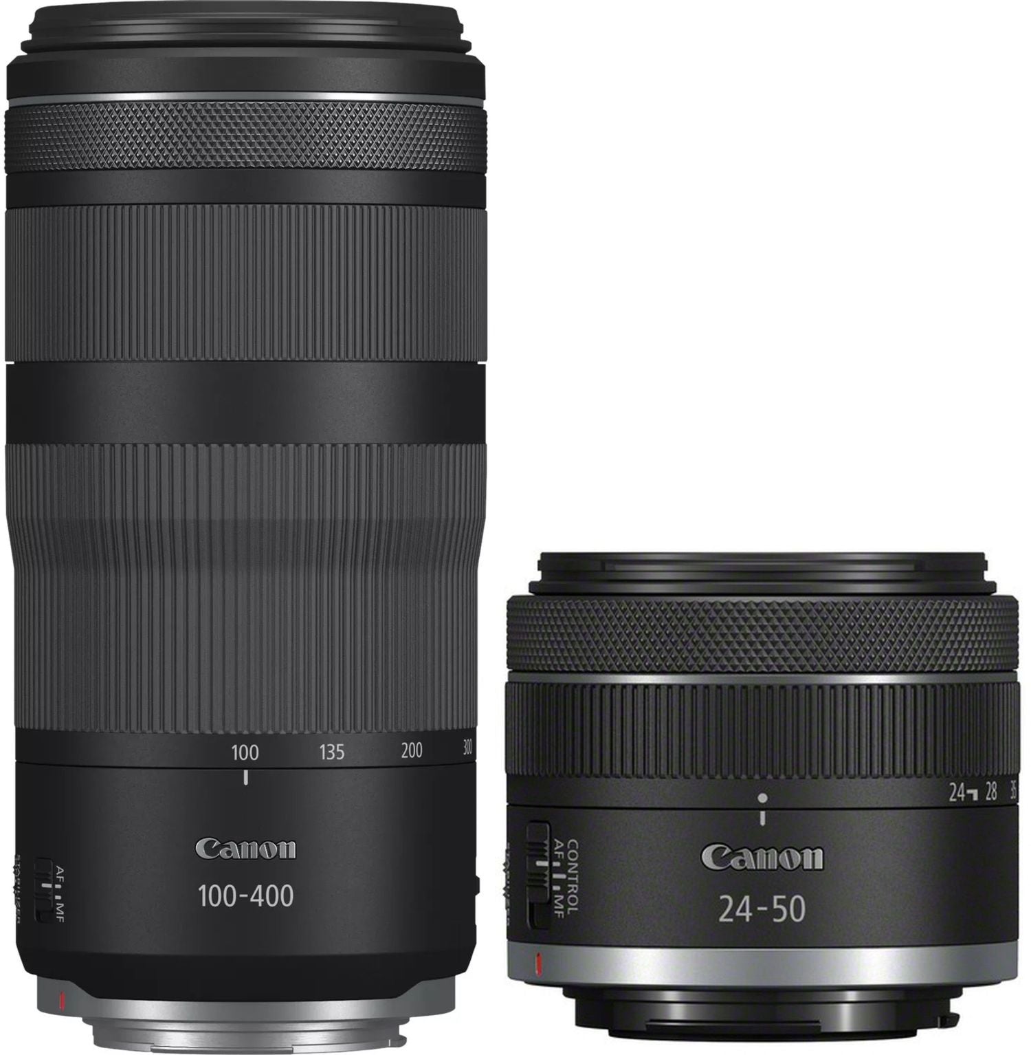 Canon RF 24-50mm f/4.5-6.3 IS STM+ 100-400mm f/5.6-8 USM | Teleobiettivo Zoom per Canon RF