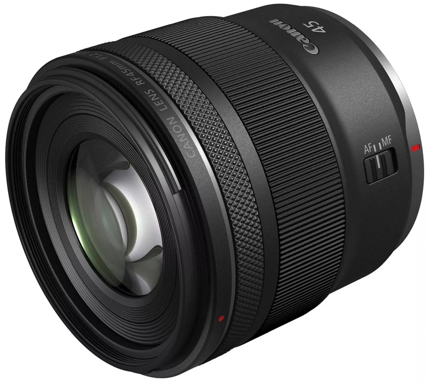 Canon RF 45mm f/1.2 Stm Obiettivo Full Frame Luminoso Per Ritratto E Street - vista frontale prodotto