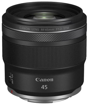 Canon RF 45mm f/1.2 Stm Obiettivo Full Frame Luminoso Per Ritratto E Street - vista laterale prodotto