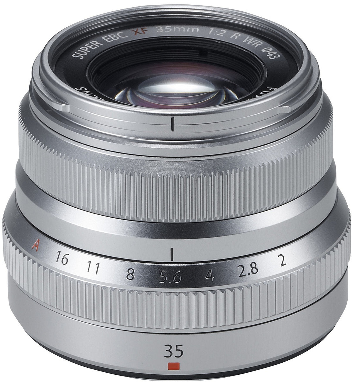 Fujifilm XF 35mm f/2 R WR silver