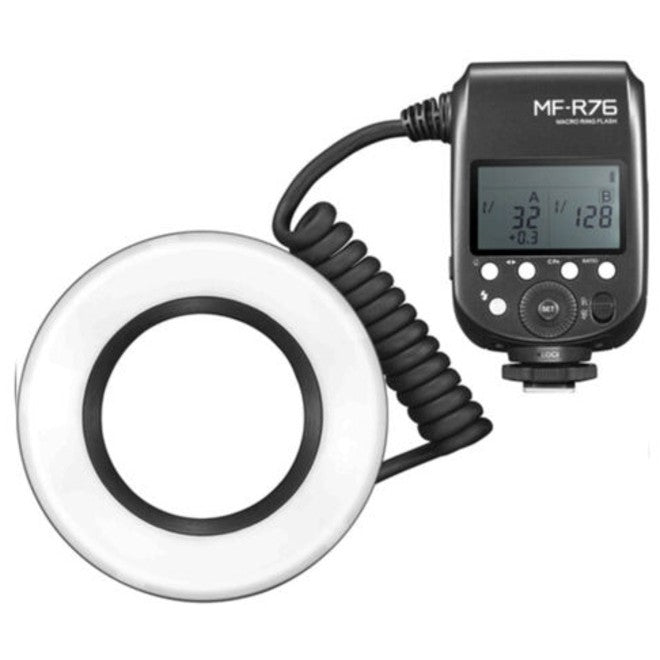 Godox MF-R76 Macro Flash NON TTL, compatible with all cameras