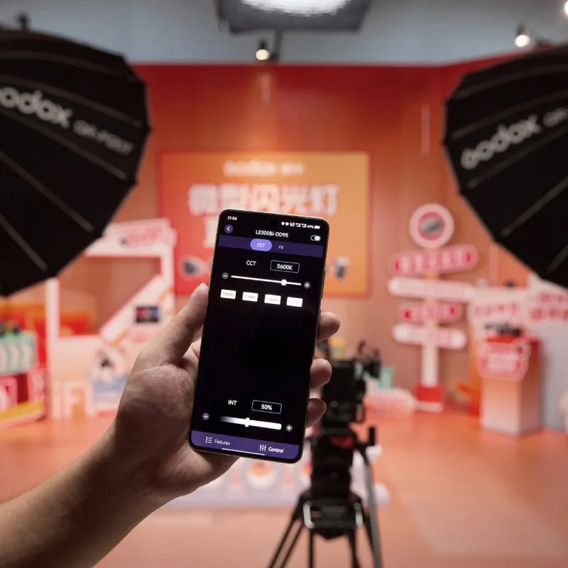 Godox le200bi Faro LED Bi-color 200w Luce Continua Professionale Video E Foto - dettaglio confezione prodotto