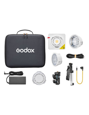 Godox ml100bi Luce LED Bi-color 100w Illuminazione Compatta Per Foto E Video - prodotto con accessori