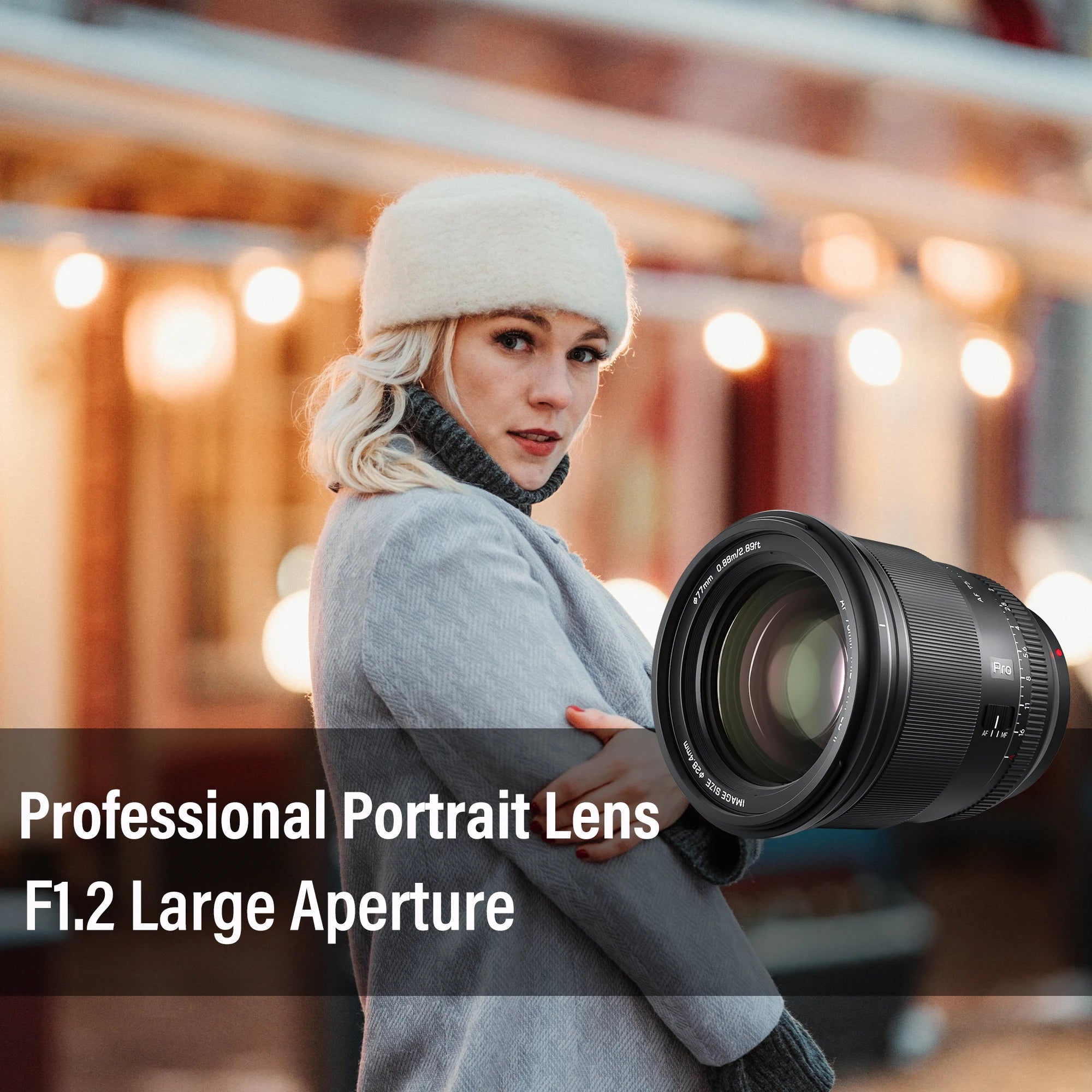 Obiettivo Viltrox 75mm F/1.2 Auto Focus con attacco per Sony FE, Fujifilm X e Nikon Z