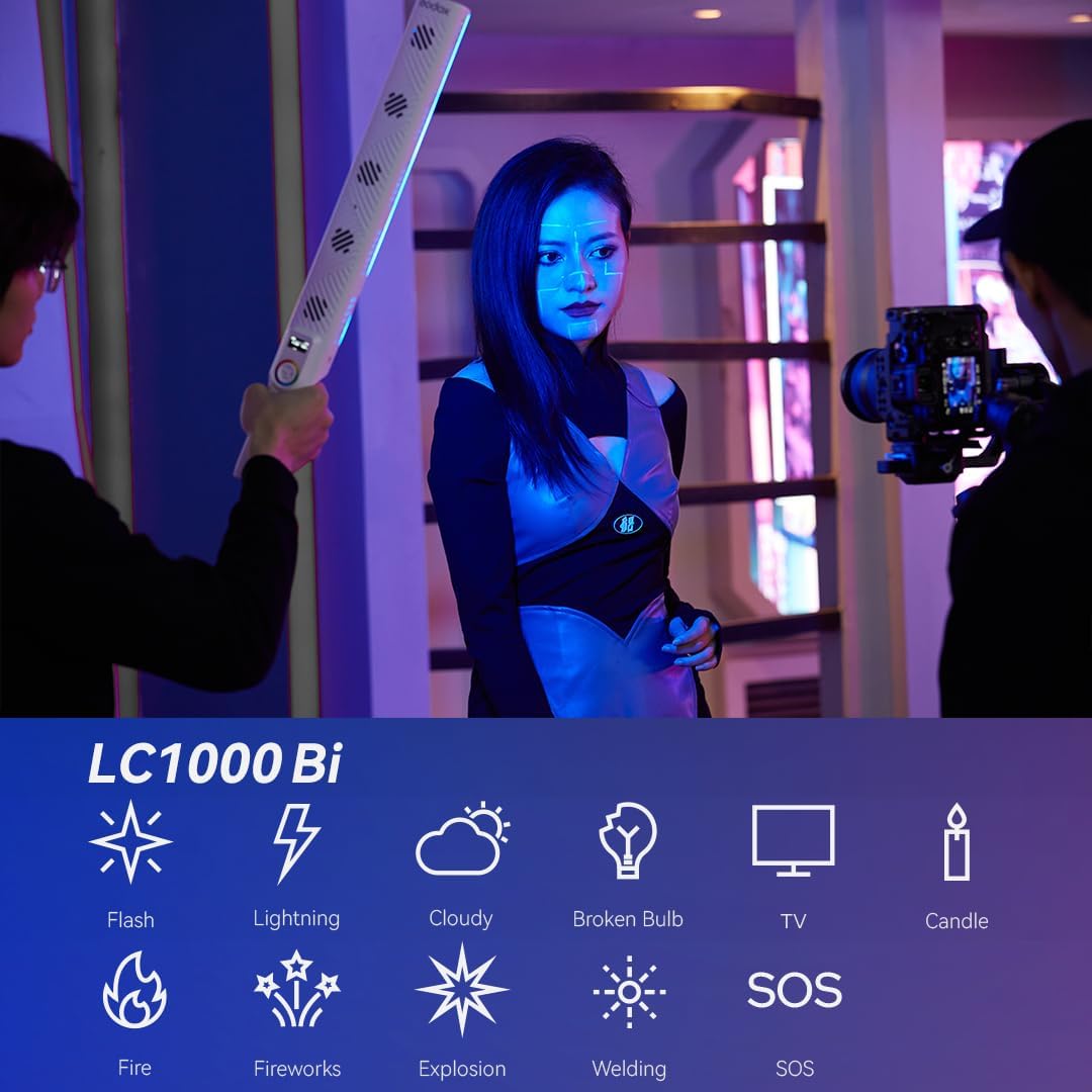 Godox Lc1000bi Bastoncino Luminoso A LED Bi Color 2500K 8500K Regolabile - foto prodotto Giordano Photo