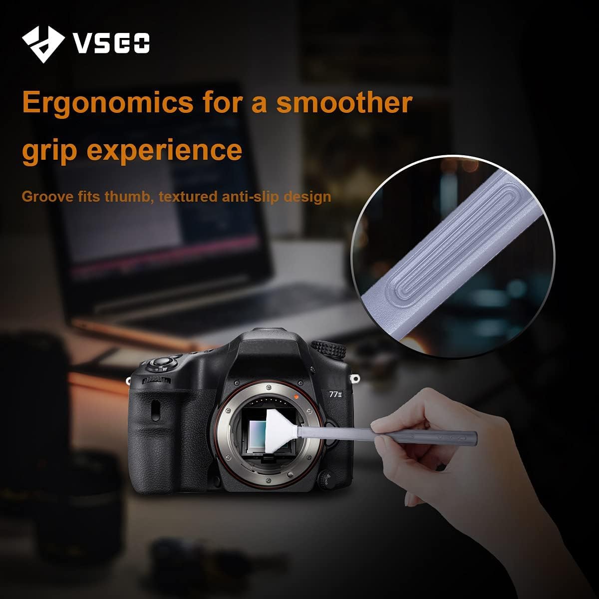 VSGO V S03E Full Frame Sensore Pulizia Tamponi Asciutto Ccd Cmos Tampone Pulito per Nikon Sony Canon