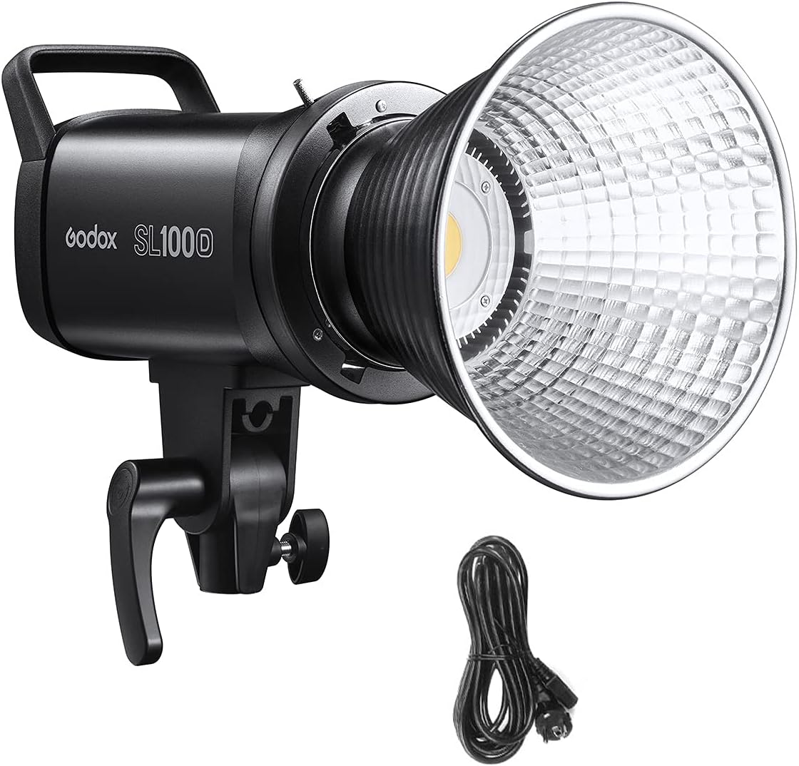 GODOX SL100D luce LED 100W 5600K 8 effetti FX CRI96+ TLCI97+, APP/2.4G Wireless, attacco Bowens