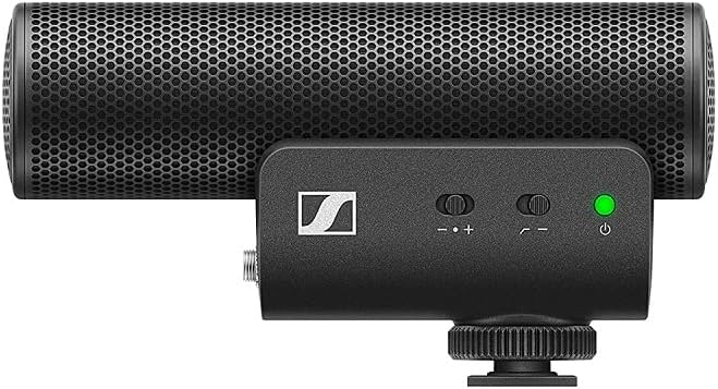 Sennheiser MKE 400, microfono direzionale a fucile connettori TRS e TRRS da 3,5 mm, DSRL, mirrorless