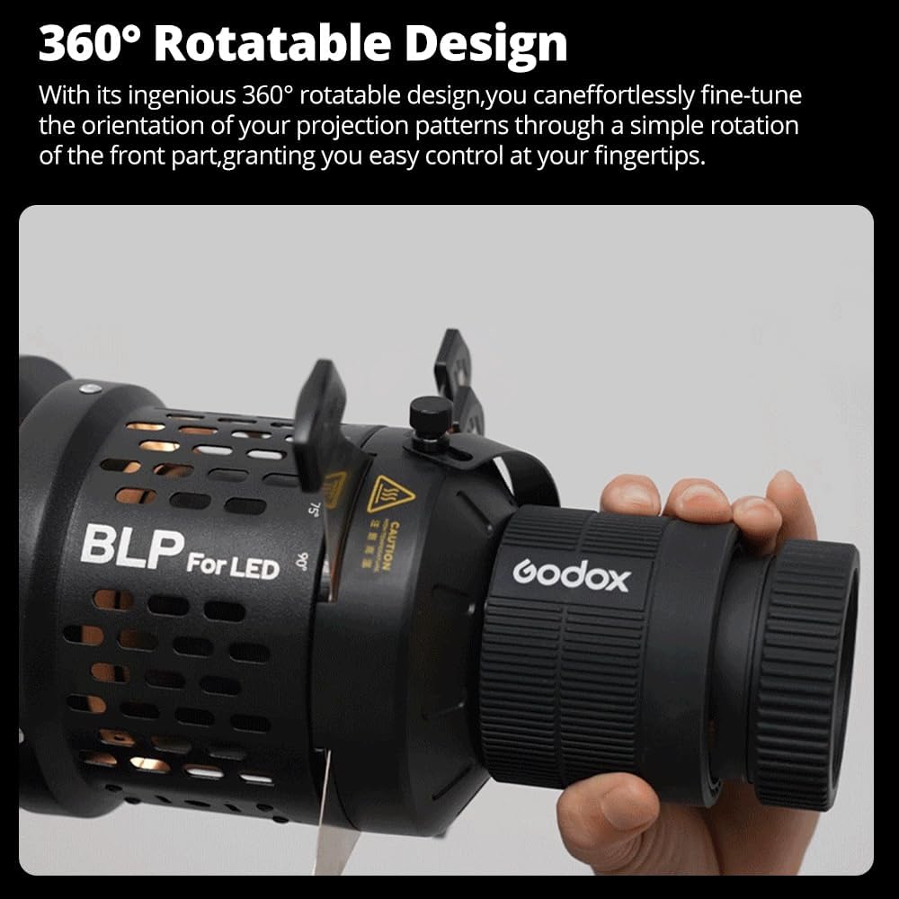 Godox BLP Proiettore per luce led da studio con attacco Bowens