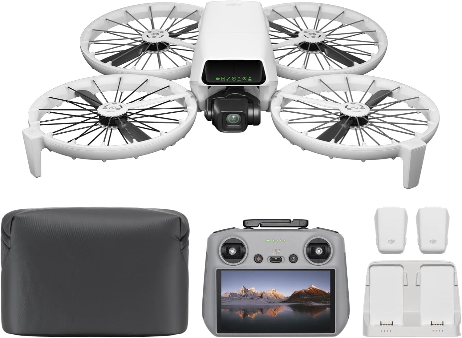 DJI Flip Combo Fly More (RC2 con schermo), drone con fotocamera UHD 4K
