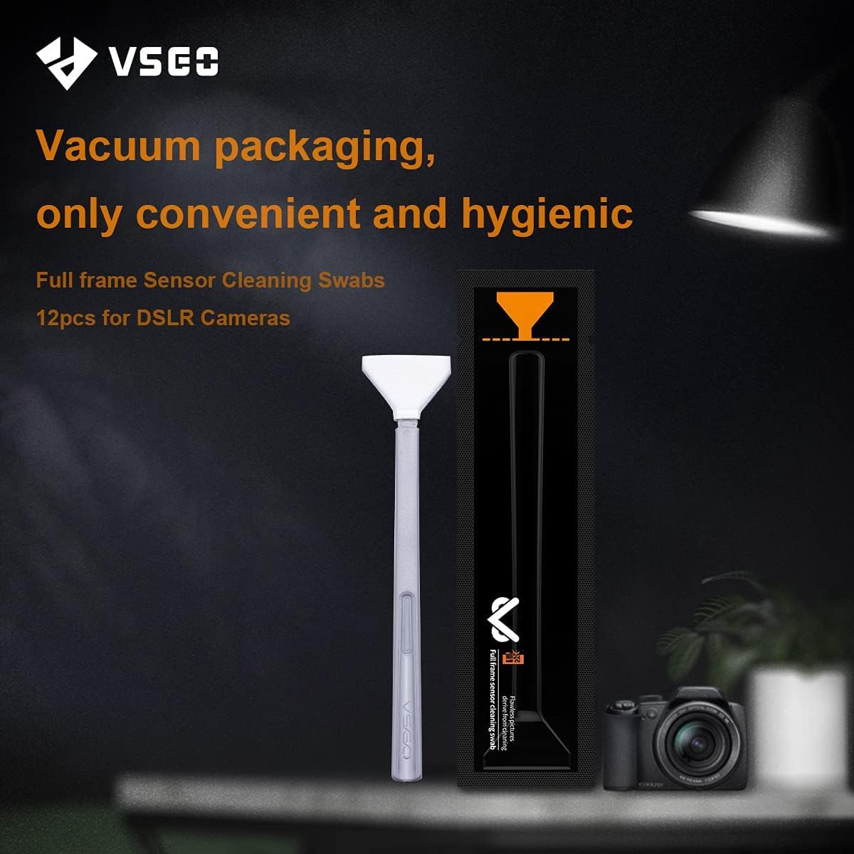 VSGO V S03E Full Frame Sensore Pulizia Tamponi Asciutto Ccd Cmos Tampone Pulito per Nikon Sony Canon
