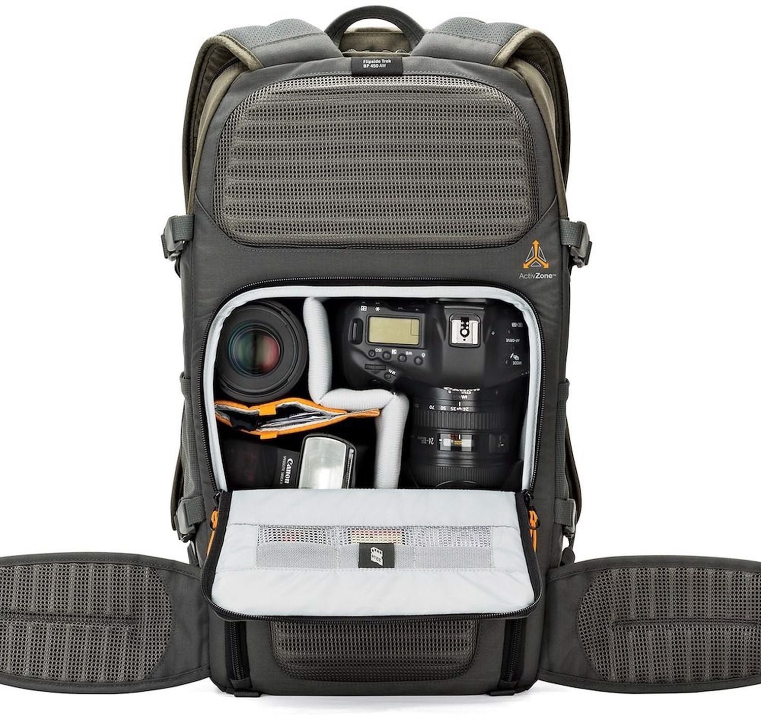 Lowepro Flipside Trek BP 450 AW, gray/dark green