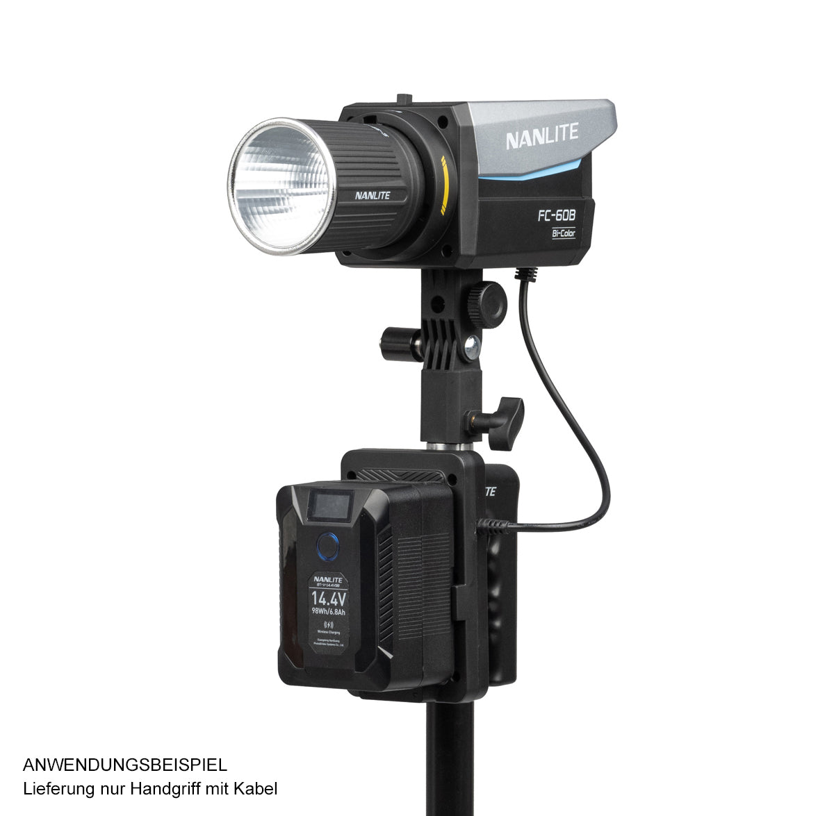 NANLITE BT-BG-V Rechargeable Handle