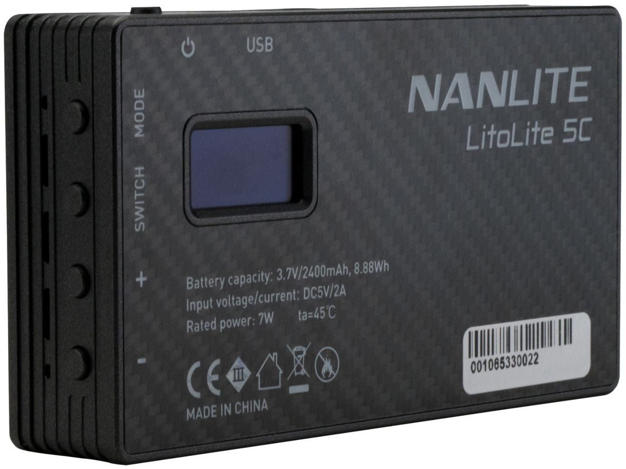 NANLITE Color Effect Light LitoLite 5C + Accessory Shoe Adapter (45526161)
