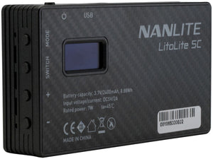 NANLITE Color Effect Light LitoLite 5C + Accessory Shoe Adapter (45526161)