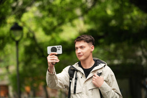 NANLITE lumo smartphone ring light with clever folding mechanism polar
